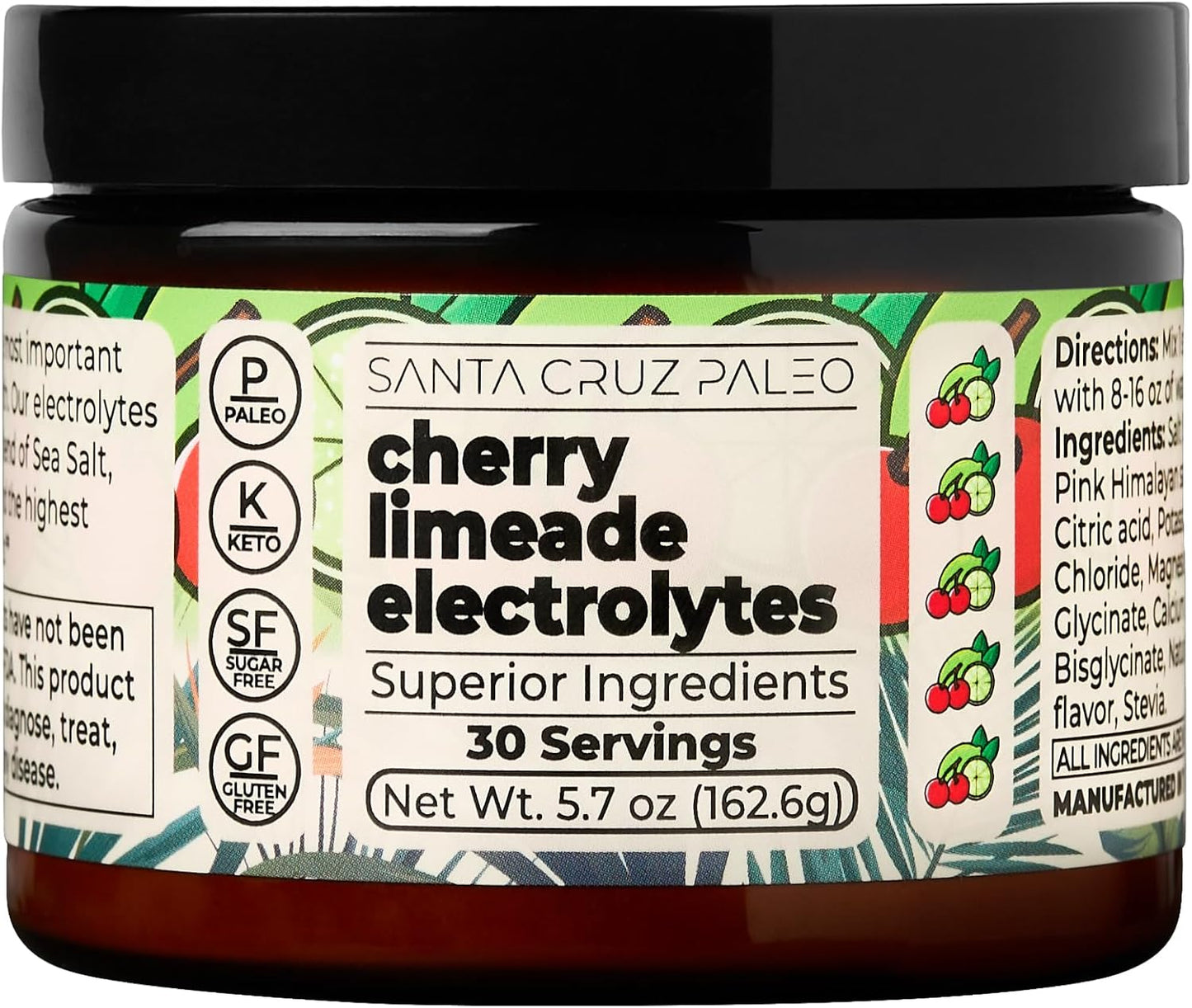 Santa-Cruz-Paleo-Polvo-de-electrolitos,-sabor-a--cereza-y-limada,-mezcla-de-bebida-de-406