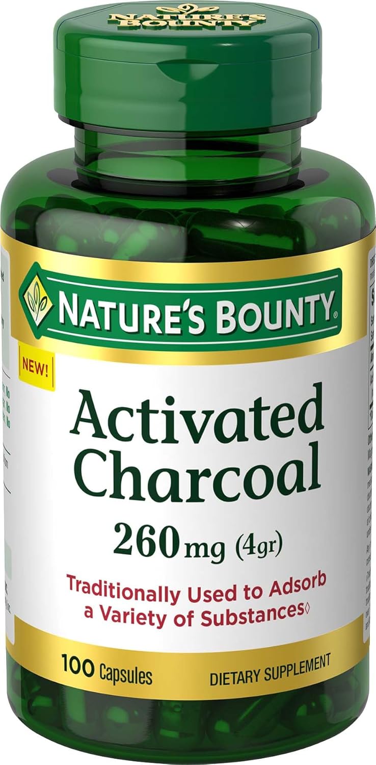 Nature's-Bounty-Carbón-activado-260-mg,-100-cápsulas,-551