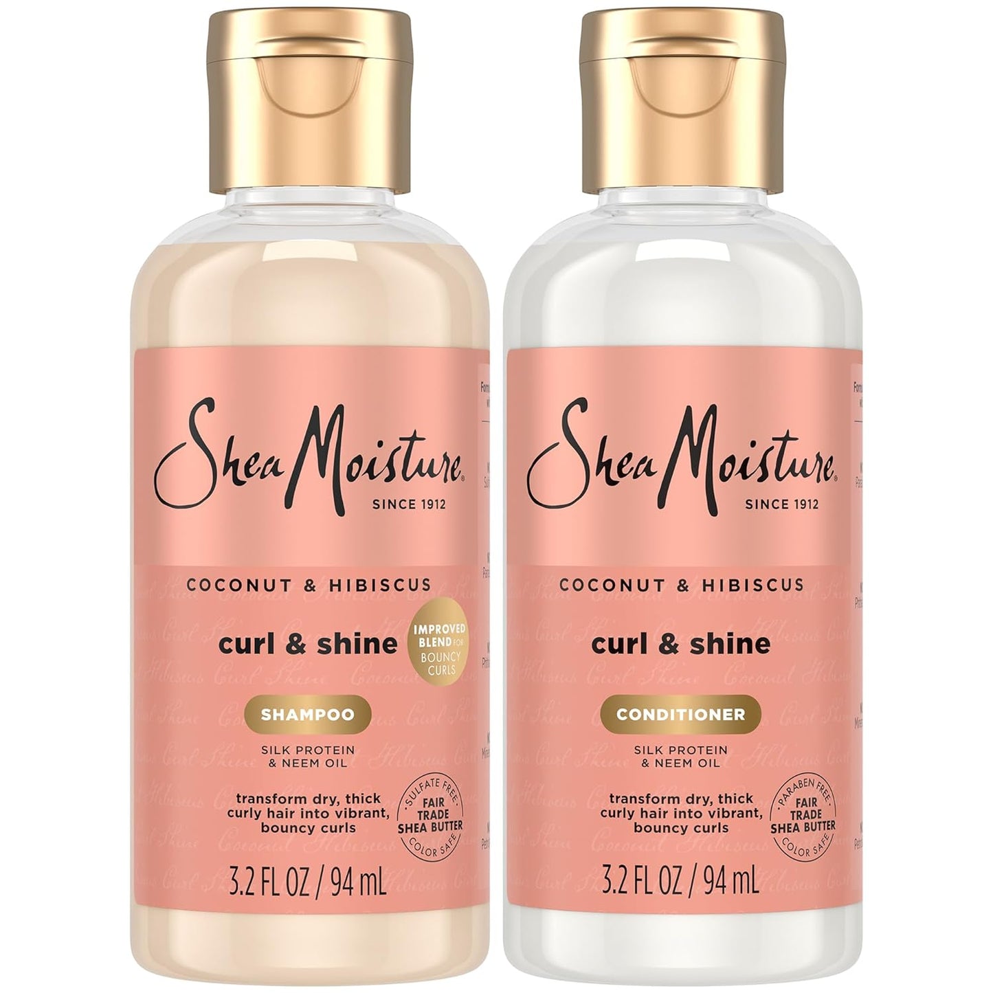 SheaMoisture-Curl-&-Shine-Champú-y-acondicionador,-tamaño-de-viaje,-productos-1301