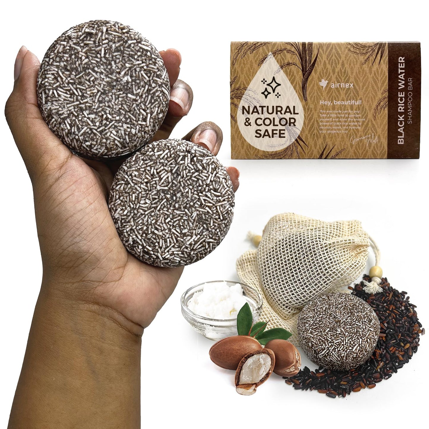 Champú-de-agua-de-arroz-negro,-agua-de-arroz-fermentada,-aceite-14