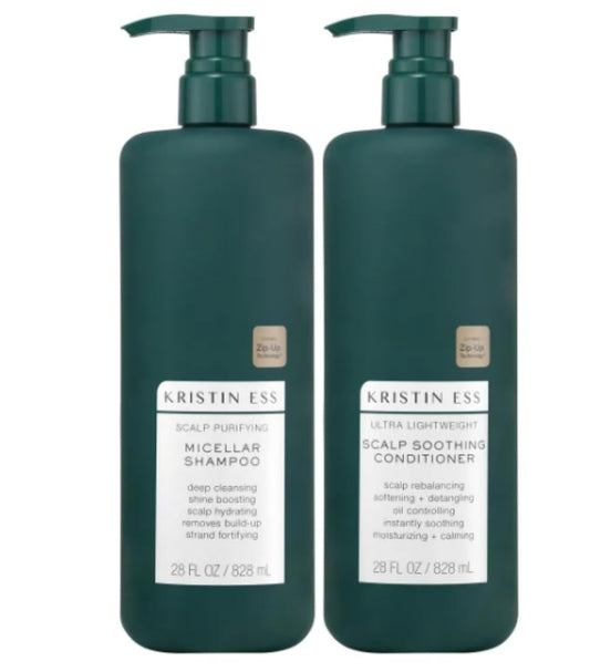 Kristin-Ess-Scalp-Soothing-Duo:-Champú-micelar-purificante-(28-fl-oz)-480