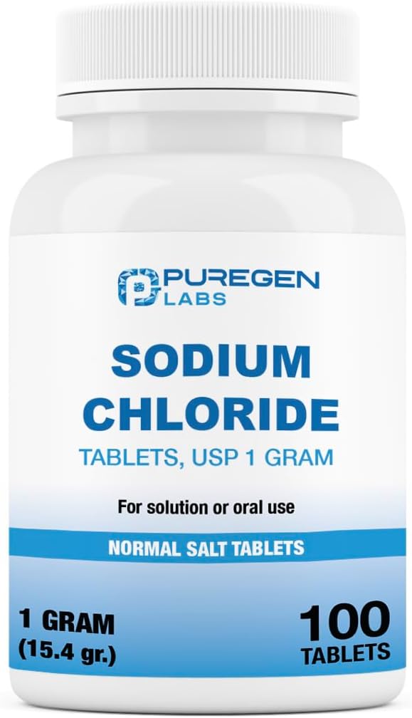 Puregen-Labs-Tabletas-de-cloruro-de-sodio-de--1-gm-(1000-mg),-USP-|-(0.54-291