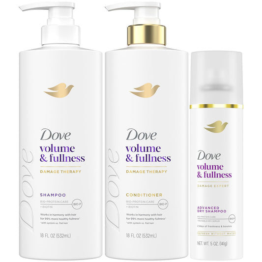 Dove-Juego-de-champú-y-acondicionador,-volumen-y-plenitud-+-champú-453