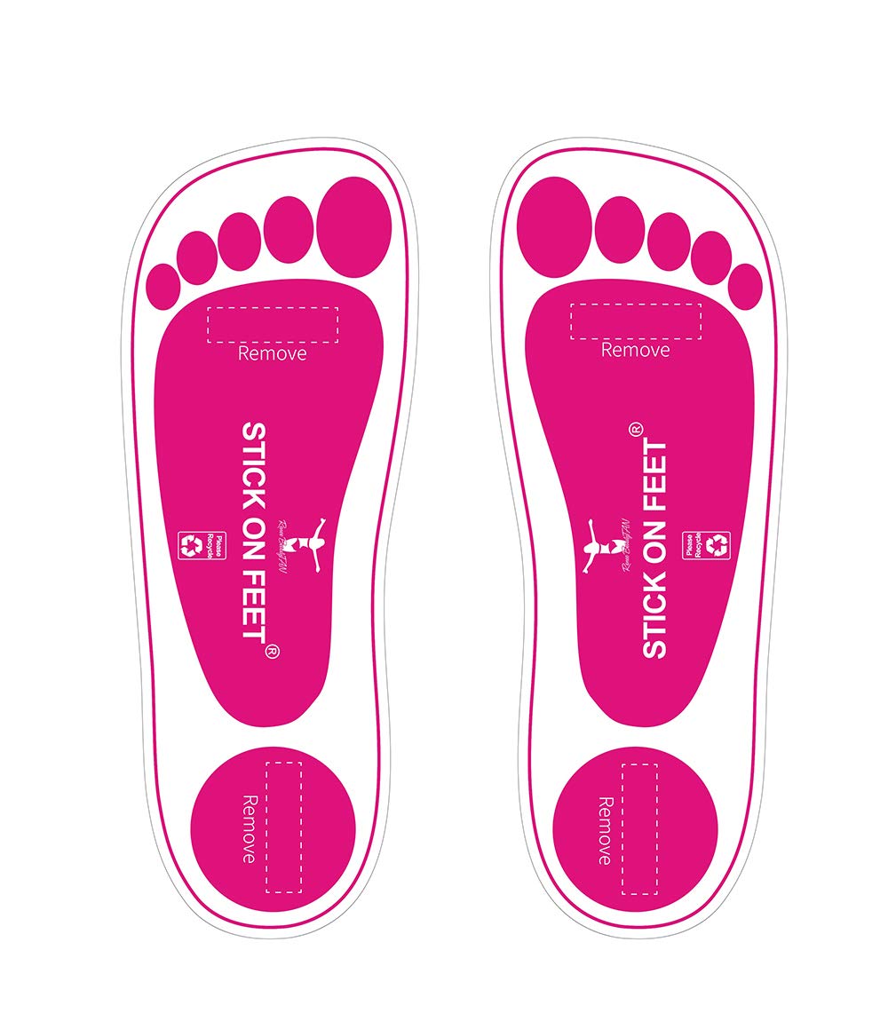 60Pairs(120feets)-Premium-Pink-Spray-Tan-Feet-Tanning-Pads-Protectors---154