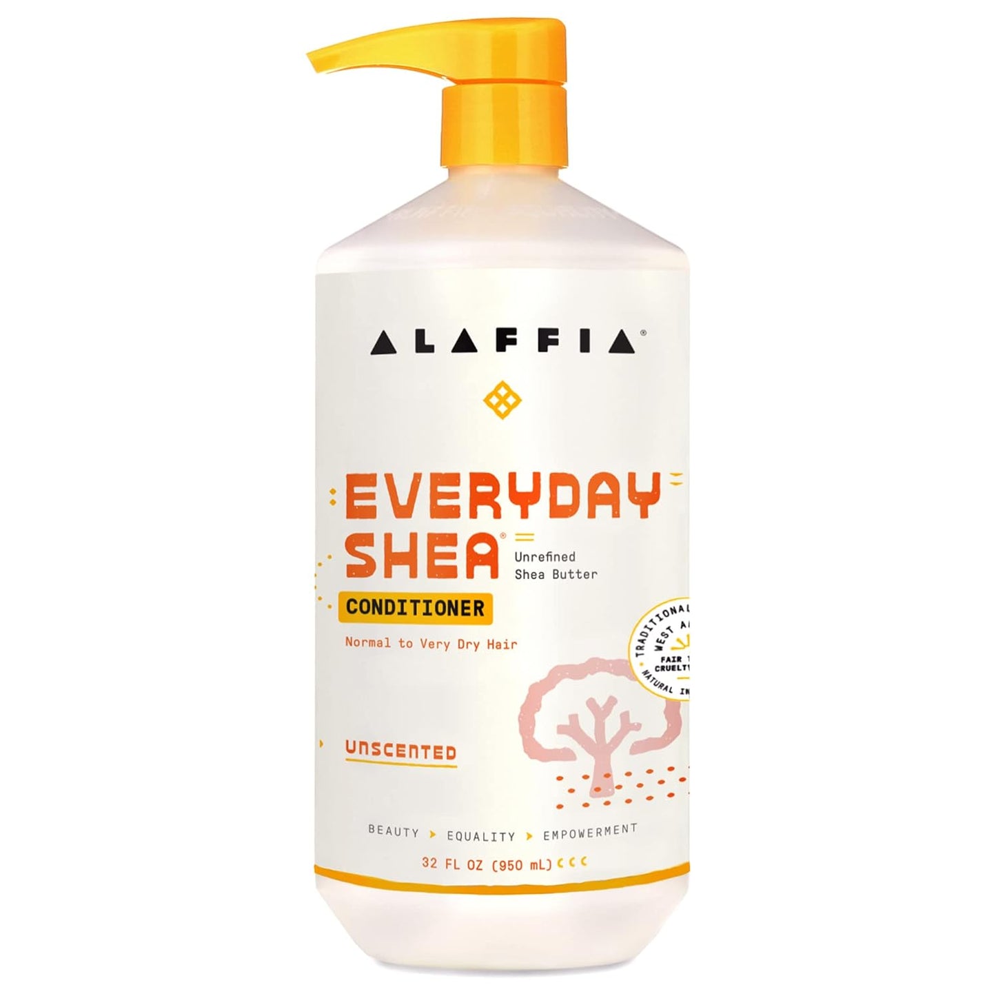 Alaffia-Acondicionador-de-karité-EveryDay,-hidrata,-restaura-y-protege.-Fabricado-con-24