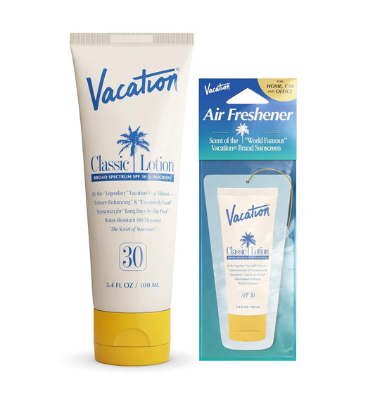 Classic-Sunscreen-Lotion-SPF-30-+-Air-Freshener-Bundle,-Water-609
