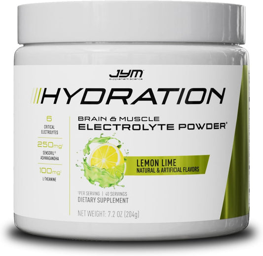 JYM-Hydration-Lemon-Lime-Powder,-electrolitos-de-rendimiento,--potasio,-sodio,-magnesio,-para-hombres-y-mujeres,-125