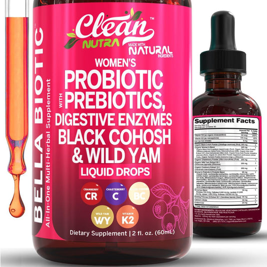 Probióticos-líquidos-para-mujeres-con-chasteberry,-cohosh-negro,-295