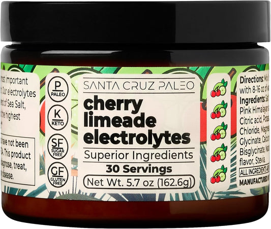 Santa-Cruz-Paleo-Polvo-de-electrolitos,-sabor-a--cereza-y-limada,-mezcla-de-bebida-de-406