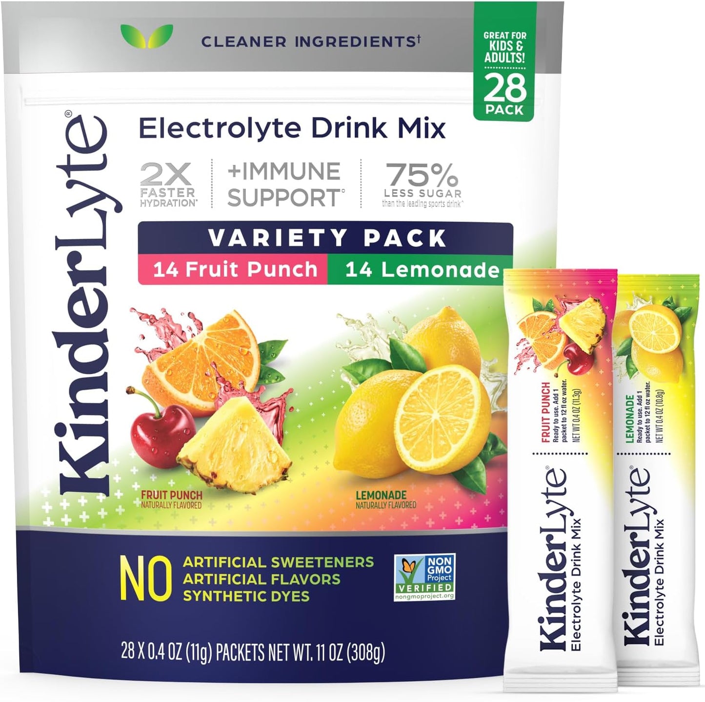 Kinderlyte-Polvo-de-electrolitos-para-niños-y-adultos,--paquete-variado-de-mezcla-de-bebidas,-paquetes-50