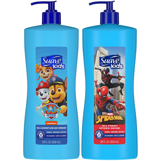 Suave-Paquete-de-2-variedades-3-en-1-para-niños,-Spiderman-787