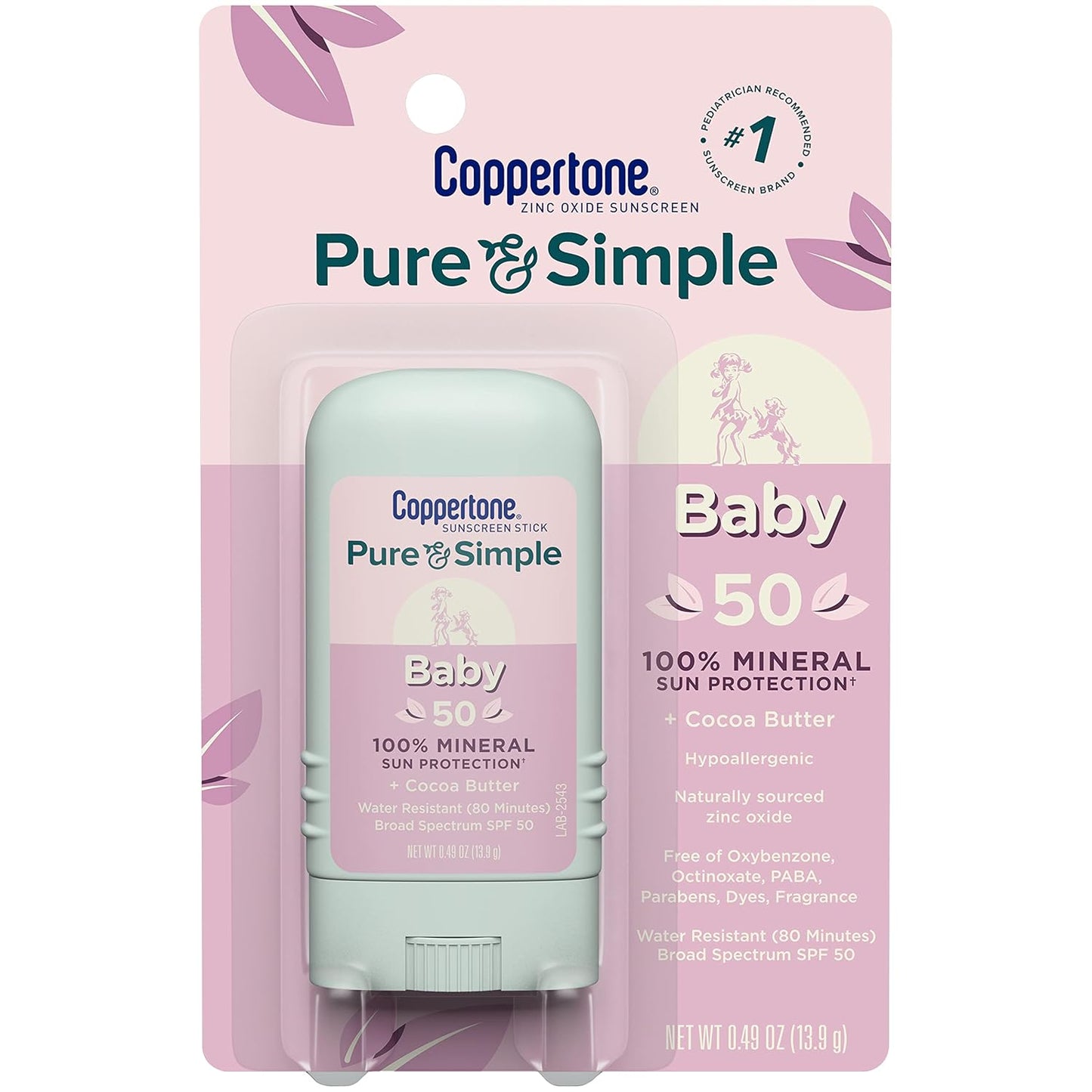 Pure-and-Simple-Baby-SPF-50-Sunscreen-Stick,-Zinc-Oxide-548