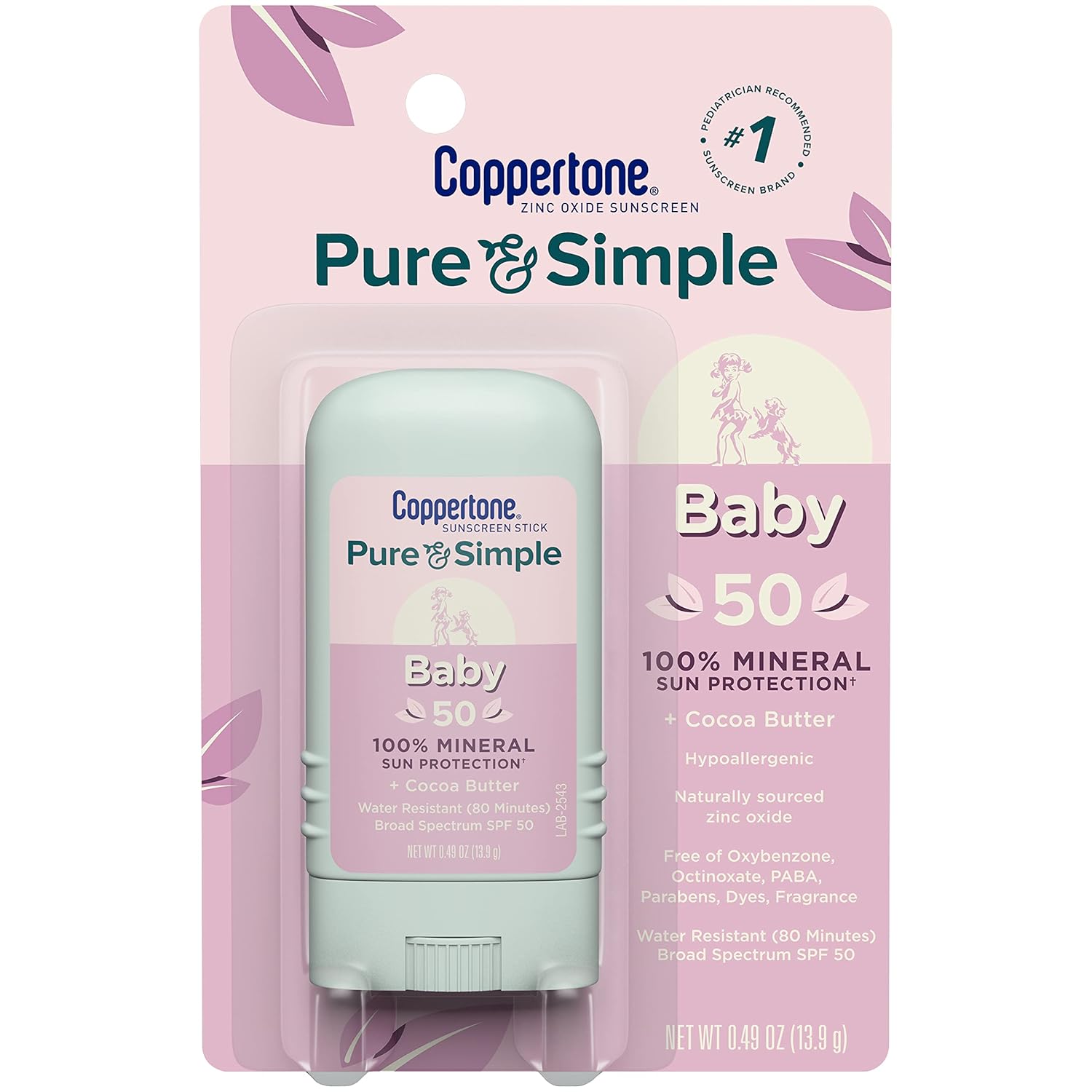 Pure-and-Simple-Baby-SPF-50-Sunscreen-Stick,-Zinc-Oxide-548