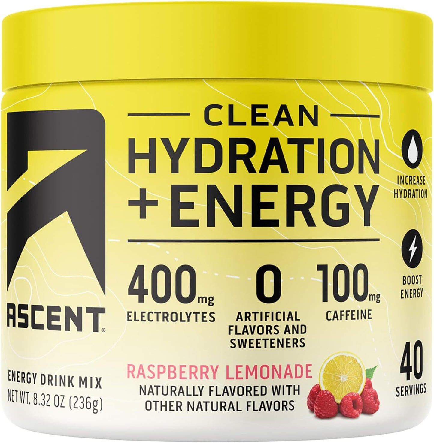 Ascent-Clean-Hydration-+-Energy-Electrolytes-Powder----100-mg-de-cafeína,-400-mg-de-302