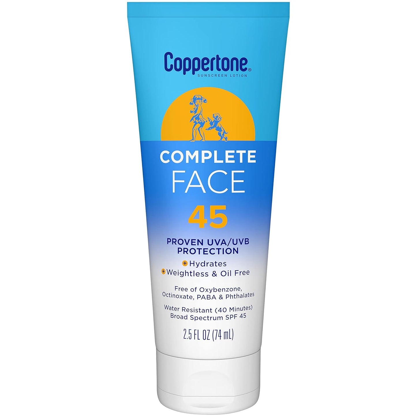 Complete-Face-Sunscreen-Lotion-SPF-45,-Weightless-and-Oil-Free,-Water-92