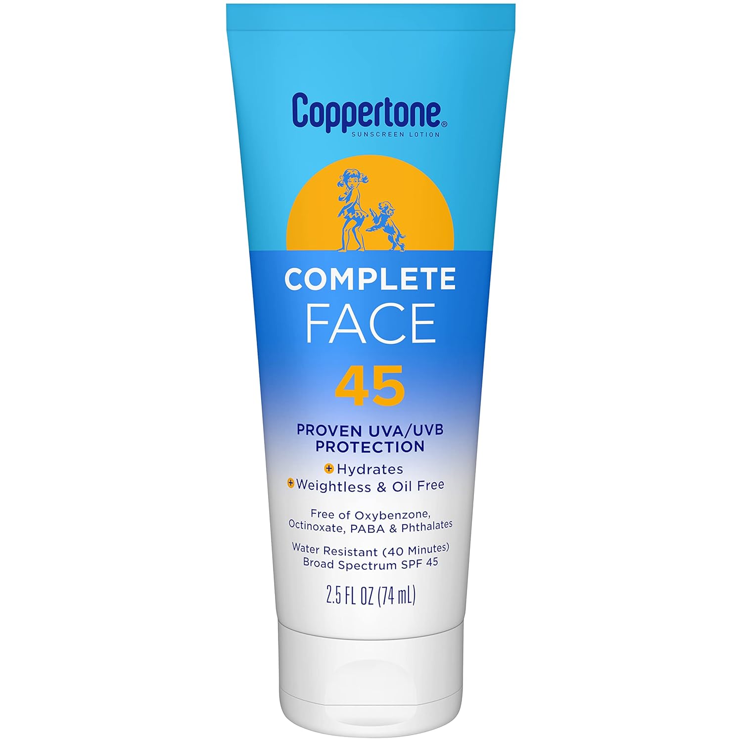 Complete-Face-Sunscreen-Lotion-SPF-45,-Weightless-and-Oil-Free,-Water-92