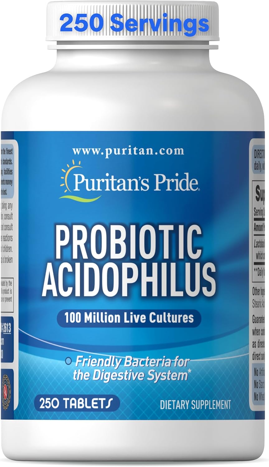 Puritan's-Pride-Suplemento-probiótico,-Acidophilus,-cápsula,-250-unidades-374