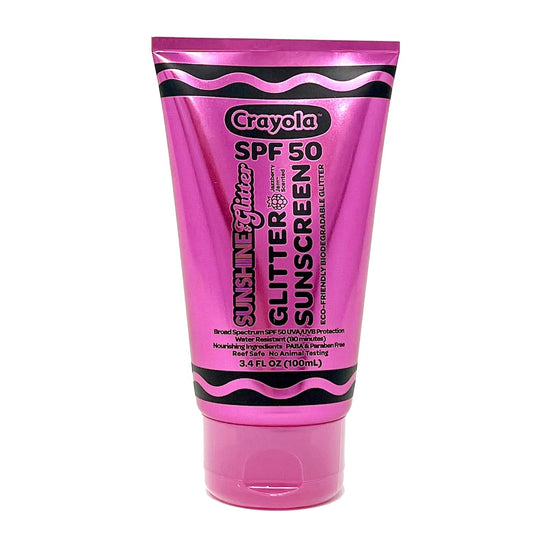 CRAYOLA-X-Sunshine-&-Glitter---Biodegradable-Glitter-Sunscreen-Lotion,-43