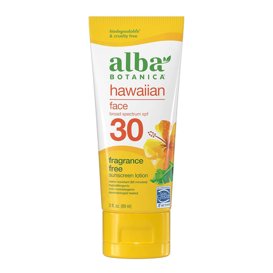 Sunscreen-for-Face,-Fragrance-Free-Hawaiian-Face-Sunscreen-Lotion,-Bro---354