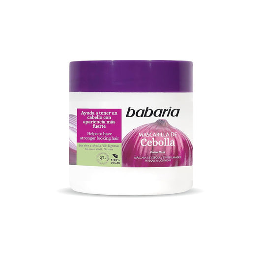 Babaria-Mascarilla-capilar-de-cebolla,-sin-olor,-sin-lágrimas,-propiedades-purificadoras-240