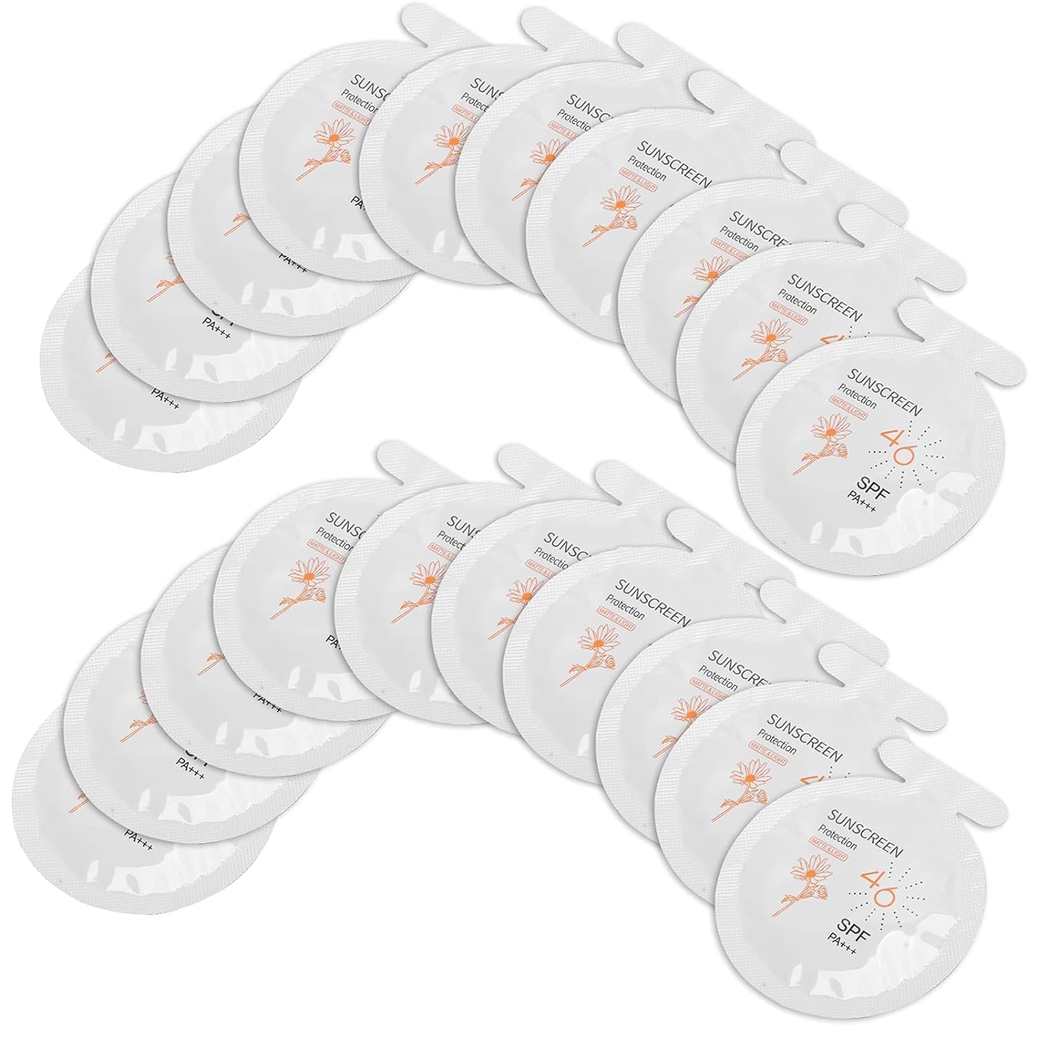 Pack-of-20-Sunscreen,-SPF46-PA+++-Moisturizing-Sunscreen,3ml-Face-&-504