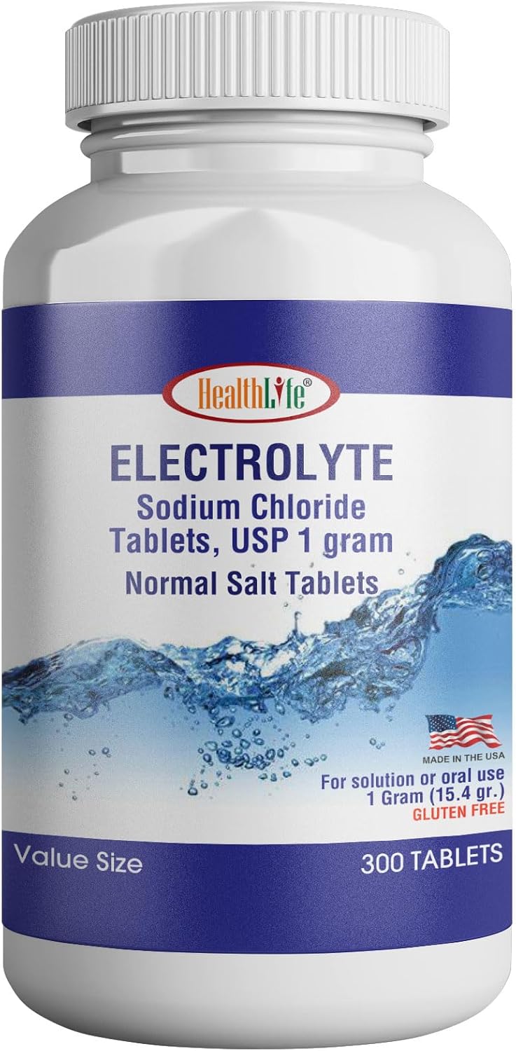 Health-Life-Tabletas-de-cloruro-de-sodio-de--1-gm,-USP-|-300-unidades-|-312
