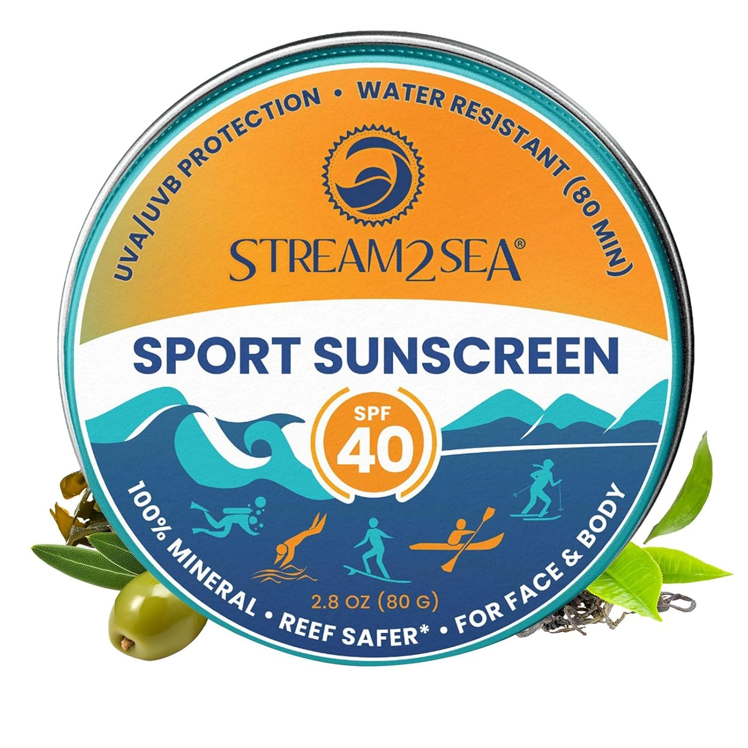 STREAM2SEA-Sunscreen-Balm-in-Tin,-SPF40-Reef-Safe-Mineral-Sunscreen,-117