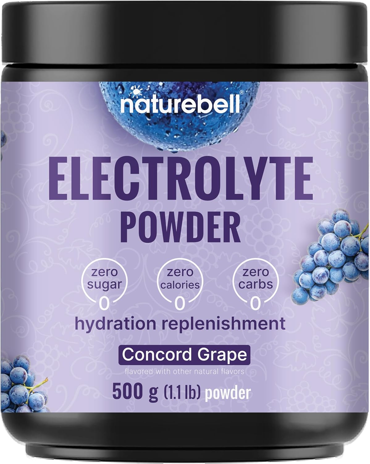NatureBell-Electrolitos-en-polvo-sin-azúcar,-17.64-oz--(76-porciones)-|-Polvo-de-hidratación-rápida-321