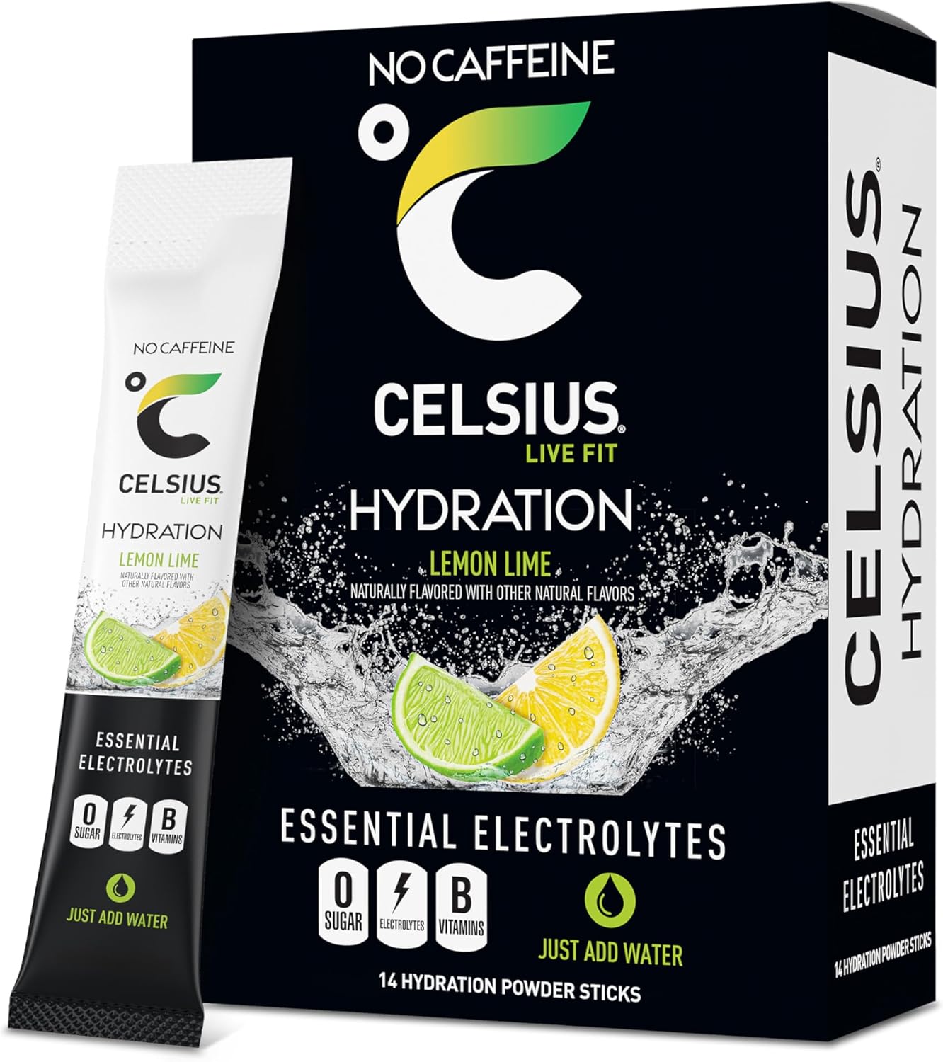 CELSIUS-Hydration™-Lemon-Lime,-mezcla-de-bebida-de--hidratación-con-electrolitos-sin-azúcar-(paquete-de-397