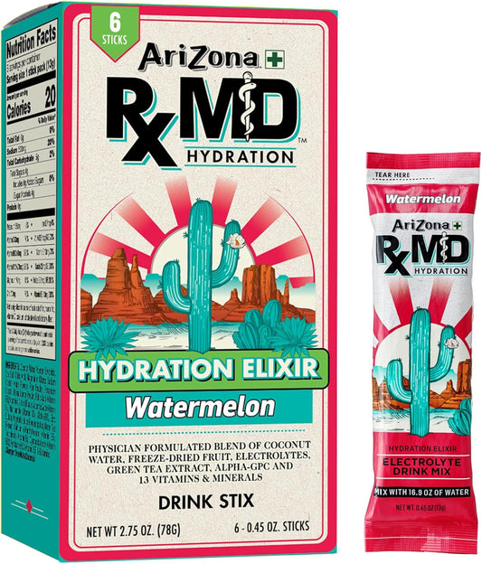 Arizona-Rx-MD-Hydration-Watermelon---Mezcla-de--bebida---920-mg-de-electrolitos---136
