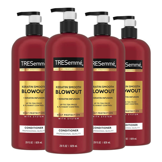 TRESemmé-Acondicionador-suave-de-queratina,-paquete-de-4-para-cabello-encrespado,-1310