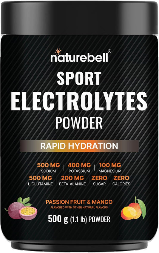 Polvo-de-electrolitos-deportivos-sin-azúcar,-17.64-oz--(52-porciones)-|-Mezcla-de-bebida-de-313