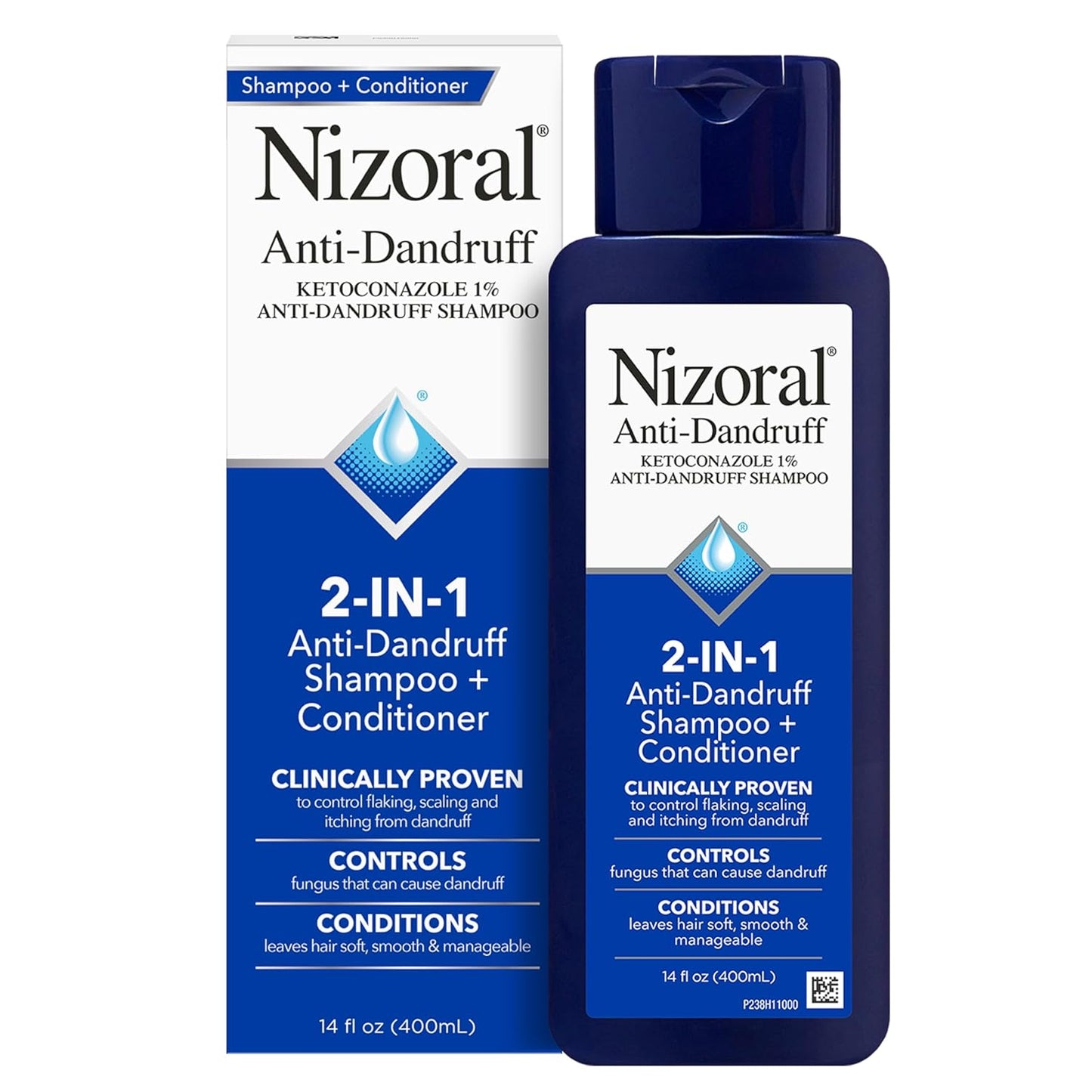 Nizoral-Champú-y-acondicionador-anticaspa-2-en-1,-14-onzas-líquidas,-1433