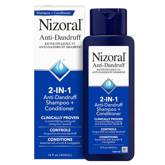 Nizoral-Champú-y-acondicionador-anticaspa-2-en-1,-14-onzas-líquidas,-1450