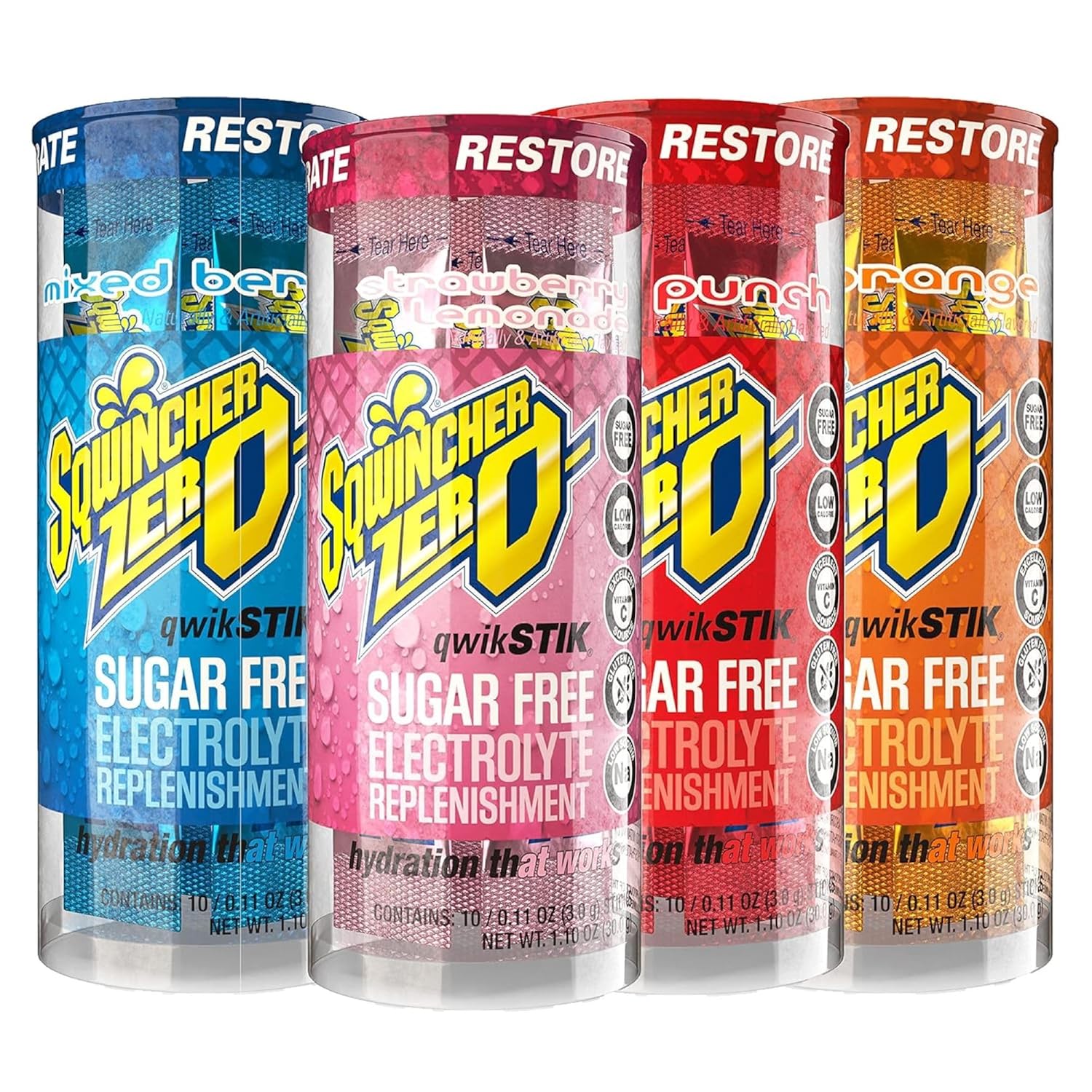 Sqwincher-Zero-Qwik-Stik,-paquete-variado-de-4--sabores,-sin-azúcar,-baja-en-calorías,-mezcla-187